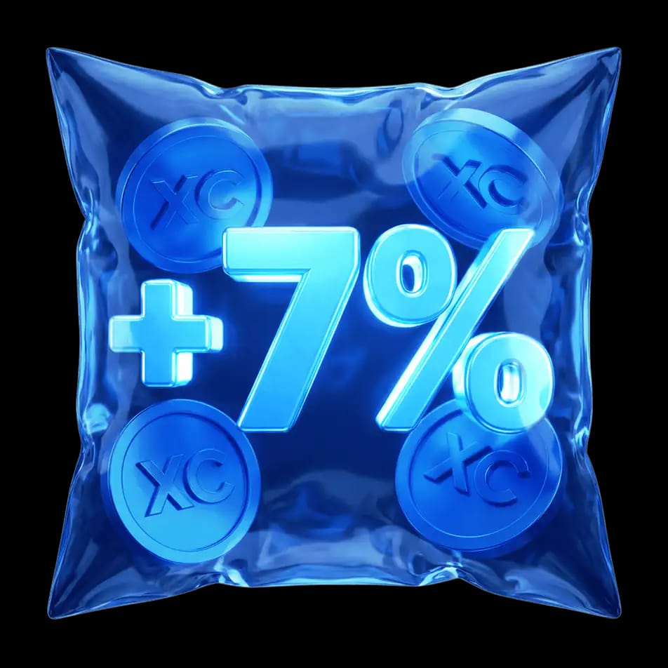 +7%